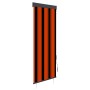 Estor enrollable de exterior naranja y marrón 60x250 cm de vidaXL, Persianas y estores - Ref: Foro24-145948, Precio: 30,79 €,...