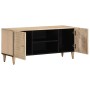 Solid mango wood TV cabinet 105x33x46 cm by , TV Furniture - Ref: Foro24-358248, Price: 108,55 €, Discount: %