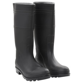 Botas de agua negro número 46 PVC de , Vadeadores para caza y para pesca - Ref: Foro24-137595, Precio: 25,99 €, Descuento: %