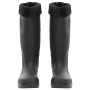 Botas de agua con calcetines extraíbles negro número 39 PVC de , Vadeadores para caza y para pesca - Ref: Foro24-137597, Prec...