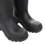 Botas de agua con calcetines extraíbles negro número 39 PVC de , Vadeadores para caza y para pesca - Ref: Foro24-137597, Prec...