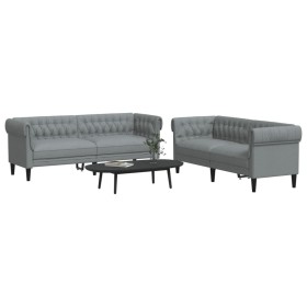 2-piece sofa set light gray fabric by , Sofas - Ref: Foro24-3209200, Price: 578,03 €, Discount: %