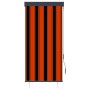 Estor enrollable de exterior naranja y marrón 80x250 cm de vidaXL, Persianas y estores - Ref: Foro24-145954, Precio: 38,28 €,...