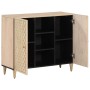 Solid mango wood auxiliary cabinet 90x33x75 cm by , Sideboards - Ref: Foro24-358276, Price: 161,27 €, Discount: %