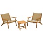 ProGarden Juego de muebles de balcón 3 piezas madera de acacia natural de , Conjuntos de jardín - Ref: Foro24-447586, Precio:...