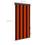 Estor enrollable de exterior naranja y marrón 80x250 cm de vidaXL, Persianas y estores - Ref: Foro24-145954, Precio: 38,28 €,...