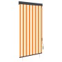 Estor enrollable de exterior blanco y naranja 80x250 cm de vidaXL, Persianas y estores - Ref: Foro24-145951, Precio: 41,44 €,...