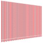 Red and white striped awning replacement fabric 4.5x3 m by , Awnings - Ref: Foro24-367718, Price: 61,72 €, Discount: %