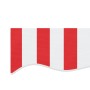 Red and white striped awning replacement fabric 4.5x3 m by , Awnings - Ref: Foro24-367718, Price: 61,72 €, Discount: %