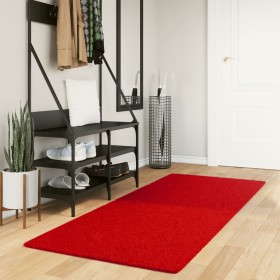 Alfombra de pelo corto OVIEDO rojo 80x200 cm de , Alfombras - Ref: Foro24-375618, Precio: 38,99 €, Descuento: %