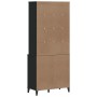 VIKEN tall sideboard solid black pine wood 80x40x190 cm by , Sideboards - Ref: Foro24-3207148, Price: 328,15 €, Discount: %