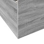 Sonoma gray engineered wood bed with drawers 75x190 cm by , Beds and slatted bases - Ref: Foro24-3280354, Price: 118,89 €, Di...