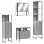 Set de muebles de baño 4 pzas madera contrachapada gris sonoma de , Muebles de baño - Ref: Foro24-3214708, Precio: 245,48 €, ...