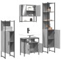 Set de muebles de baño 4 pzas madera contrachapada gris sonoma de , Muebles de baño - Ref: Foro24-3214708, Precio: 245,48 €, ...