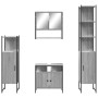 Set de muebles de baño 4 pzas madera contrachapada gris sonoma de , Muebles de baño - Ref: Foro24-3214708, Precio: 245,48 €, ...