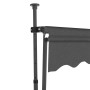 Manual retractable awning with LED anthracite gray 300 cm by vidaXL, Awnings - Ref: Foro24-145866, Price: 111,99 €, Discount: %