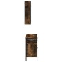 2-piece bathroom furniture set smoked oak plywood by , Bathroom furniture - Ref: Foro24-3214717, Price: 118,99 €, Discount: %