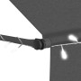 Manual retractable awning with LED anthracite gray 300 cm by vidaXL, Awnings - Ref: Foro24-145866, Price: 111,99 €, Discount: %