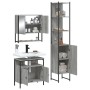 Sonoma gray plywood 3-piece bathroom furniture set by , Bathroom furniture - Ref: Foro24-3214678, Price: 190,12 €, Discount: %