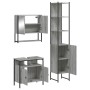 Sonoma gray plywood 3-piece bathroom furniture set by , Bathroom furniture - Ref: Foro24-3214678, Price: 190,12 €, Discount: %