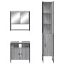 Set de muebles de baño 3 pzas madera contrachapada gris sonoma de , Muebles de baño - Ref: Foro24-3214678, Precio: 190,12 €, ...