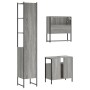 Sonoma gray plywood 3-piece bathroom furniture set by , Bathroom furniture - Ref: Foro24-3214678, Price: 190,12 €, Discount: %