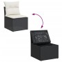 8-piece garden sofa set and black synthetic rattan cushions by , Garden sets - Ref: Foro24-3256371, Price: 539,36 €, Discount: %