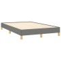 Estructura de cama tela gris oscuro 120x190 cm de , Camas y somieres - Ref: Foro24-379490, Precio: 101,99 €, Descuento: %