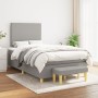 Box spring bed with light gray fabric mattress 120x190 cm by , Beds and slatted bases - Ref: Foro24-3270390, Price: 445,32 €,...