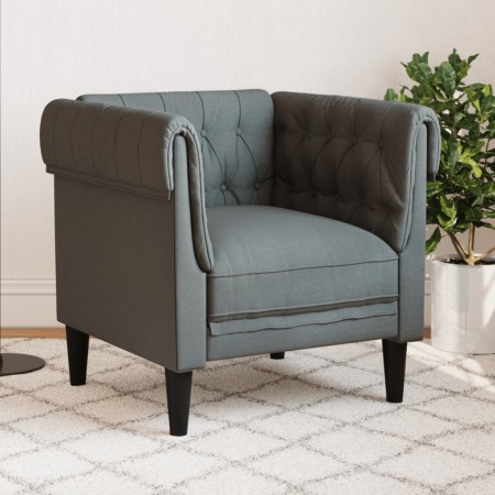 Dark Gray Fabric Chesterfield Armchair by , Sofas - Ref: Foro24-372539, Price: 196,49 €, Discount: %