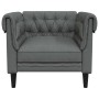 Dark Gray Fabric Chesterfield Armchair by , Sofas - Ref: Foro24-372539, Price: 196,49 €, Discount: %