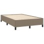 Cama box spring con colchón y LED tela gris taupe 120x190 cm de , Camas y somieres - Ref: Foro24-3270208, Precio: 419,58 €, D...