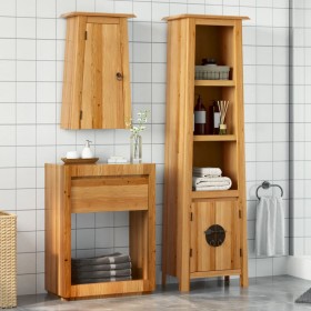 Conjunto de muebles de baño 2 piezas madera maciza de pino de , Muebles de baño - Ref: Foro24-3223460, Precio: 367,99 €, Desc...