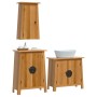 3-piece bathroom furniture set solid pine wood by , Bathroom furniture - Ref: Foro24-3223457, Price: 443,38 €, Discount: %