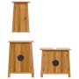 3-piece bathroom furniture set solid pine wood by , Bathroom furniture - Ref: Foro24-3223457, Price: 443,38 €, Discount: %