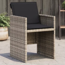 Garden armchairs with cushions 4 pcs light gray synthetic rattan by , Garden chairs - Ref: Foro24-4007440, Price: 215,99 €, D...