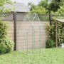 Chicken cage silver galvanized steel 100x100x190 cm by , Cages and habitats for small animals - Ref: Foro24-172549, Price: 88...