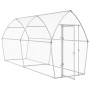 Jaula para gallinas acero galvanizado plateado 400x105x182 cm de , Jaulas y habitáculos para animales pequeños - Ref: Foro24-...