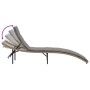 Sun loungers with table 2 units beige synthetic rattan by , Loungers - Ref: Foro24-368255, Price: 241,26 €, Discount: %