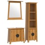 3-piece bathroom furniture set solid pine wood by , Bathroom furniture - Ref: Foro24-3223462, Price: 628,44 €, Discount: %