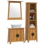 3-piece bathroom furniture set solid pine wood by , Bathroom furniture - Ref: Foro24-3223462, Price: 628,44 €, Discount: %