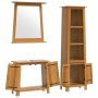 Conjunto de muebles de baño 3 piezas madera maciza de pino de , Muebles de baño - Ref: Foro24-3223462, Precio: 628,44 €, Desc...