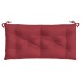 Garden bench cushions 2 pcs red red 100x50x7 cm by , Cushions for chairs and sofas - Ref: Foro24-361668, Price: 43,99 €, Disc...