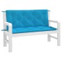 Gartenbankauflagen 2 Stück hellblau 120x50x7 cm von , Kissen für Stühle und Sofas - Ref: Foro24-361682, Preis: 42,52 €, Rabat...