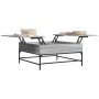 Mesa de centro madera ingeniería metal gris Sonoma 95x95x45 cm de , Mesas de centro - Ref: Foro24-3217067, Precio: 110,93 €, ...