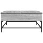 Mesa de centro madera ingeniería metal gris Sonoma 95x95x45 cm de , Mesas de centro - Ref: Foro24-3217067, Precio: 110,93 €, ...