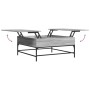 Mesa de centro madera ingeniería metal gris Sonoma 95x95x45 cm de , Mesas de centro - Ref: Foro24-3217067, Precio: 110,93 €, ...