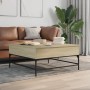 Engineering wood metal coffee table Sonoma oak 95x95x45 cm by , Coffee table - Ref: Foro24-3217065, Price: 107,70 €, Discount: %