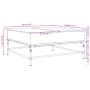 Couchtisch aus technischem Holz und Metall, Sonoma-Eiche, 95 x 95 x 45 cm von , Couchtisch - Ref: Foro24-3217065, Preis: 107,...