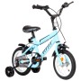 Bicicleta para niños 12 pulgadas negro y azul